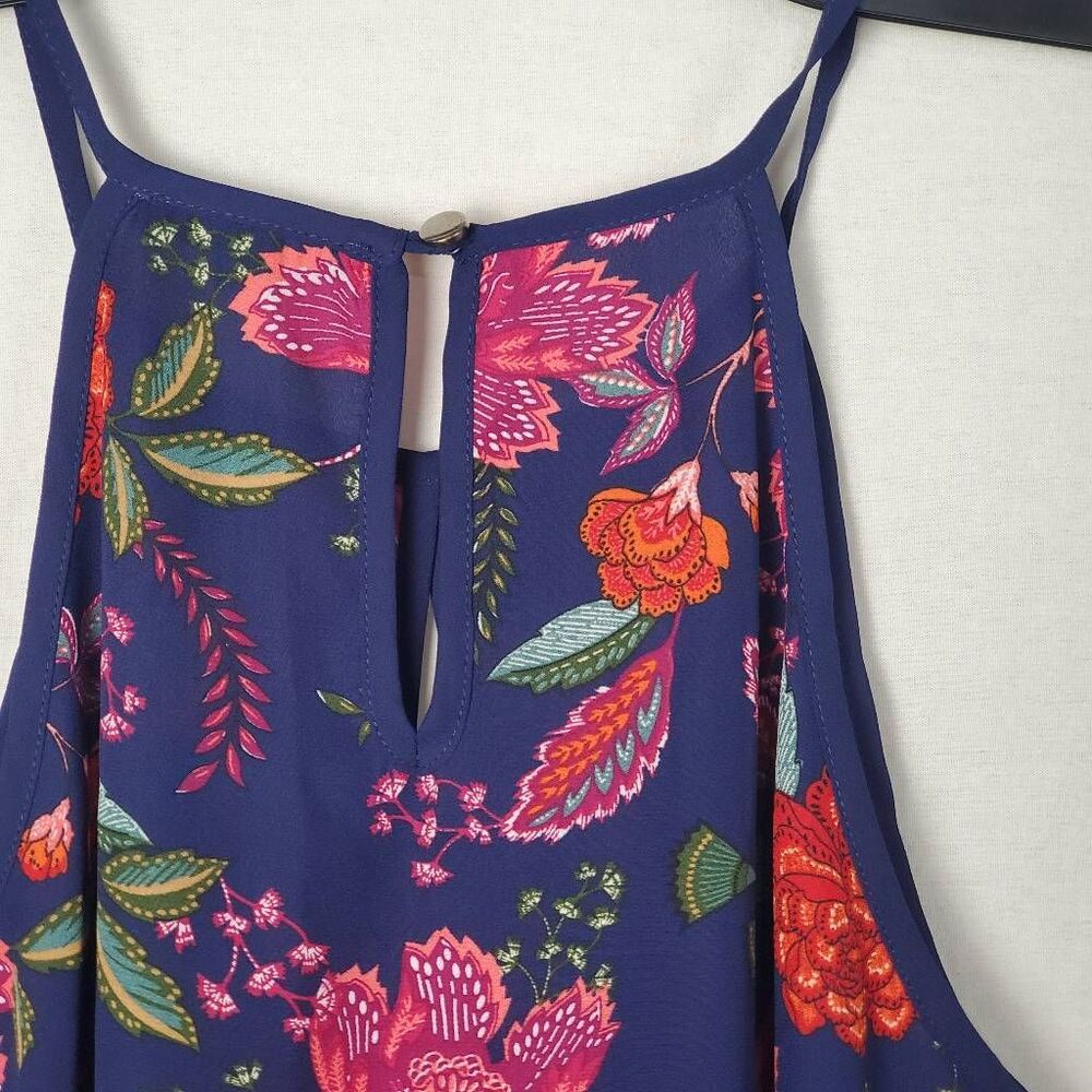 Paper Moon Medium Navy Floral Top - Picture 7 of 11